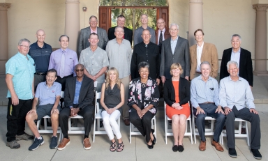 Inductees and presenters from the 2023 Occidental Athletics Hall of Fame.
