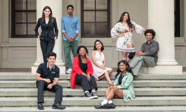 The 2023-24 Barack Obama Scholars at Occidental College.