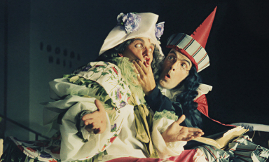 Dean Simons ’59 and John Ingle ’50 in Moliere’s The Would-Be Gentleman (1962)