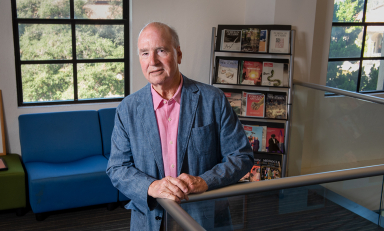 Derek Shearer photographed in March 2026