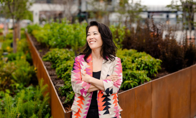 Joy Shigaki ’94, president and CEO of Friends of Waterfront Park in Seattle.