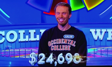 Caleb Reyes ’22 on Wheel of Fortune