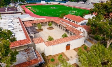 Occidental's new Cannon Plaza, foreground.