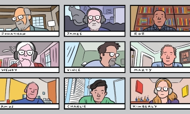 President Jonathan Veitch and his senior leadership team