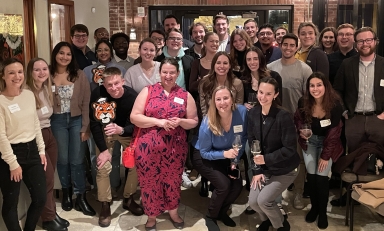 Attendees at a Hometown Tiger Mixer in Washington, D.C. 