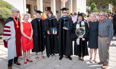Occidental faculty were honored at the College's 2019 Convocation ceremony.