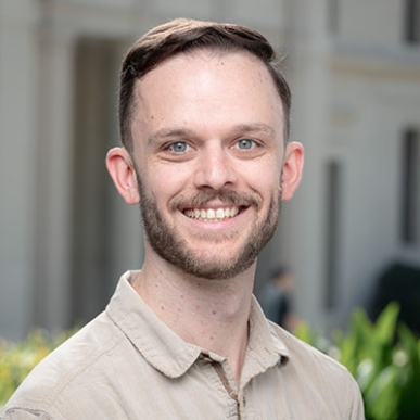 Occidental College professor Nicholas Grebe headshot