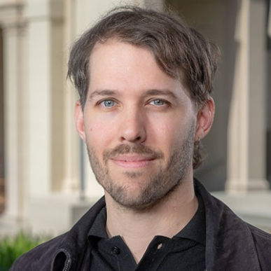 Occidental College professor Samuel Luterbacher headshot