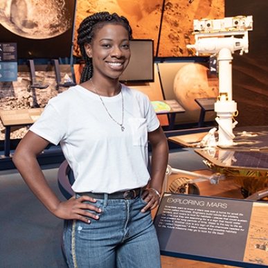 Oxy student TreShunda James, class of 2019