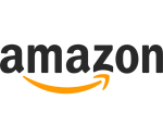 Amazon logo with orange arrow below text