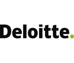 Deloitte logo with green period after text