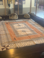 Rug with rocks
