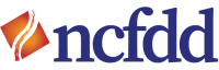 ncfdd logo with orange square