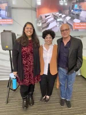 Heba Gowayed with Professors Ijaz and Chase Heba Gowayed with Professors Ijaz and Chase