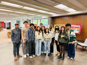 students from the Transpacific Movements and Activisms: Asian and Asian American Activism across the Pacific course
