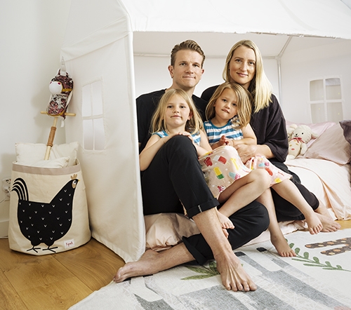 Sam Bergen '04 and his family