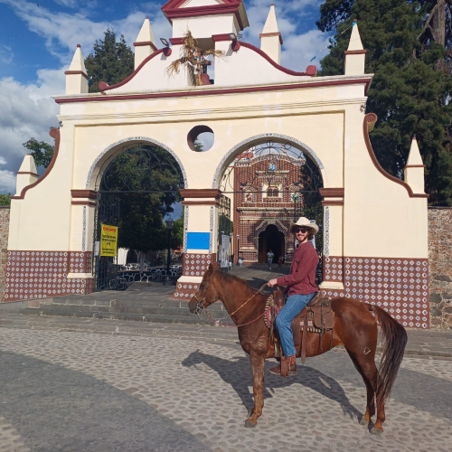 Aidan on horse