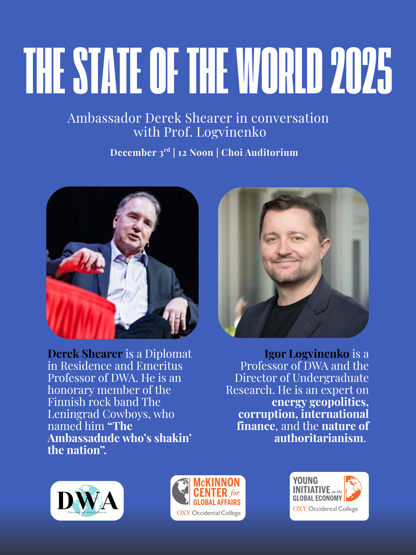 Flyer for State of the World 2025