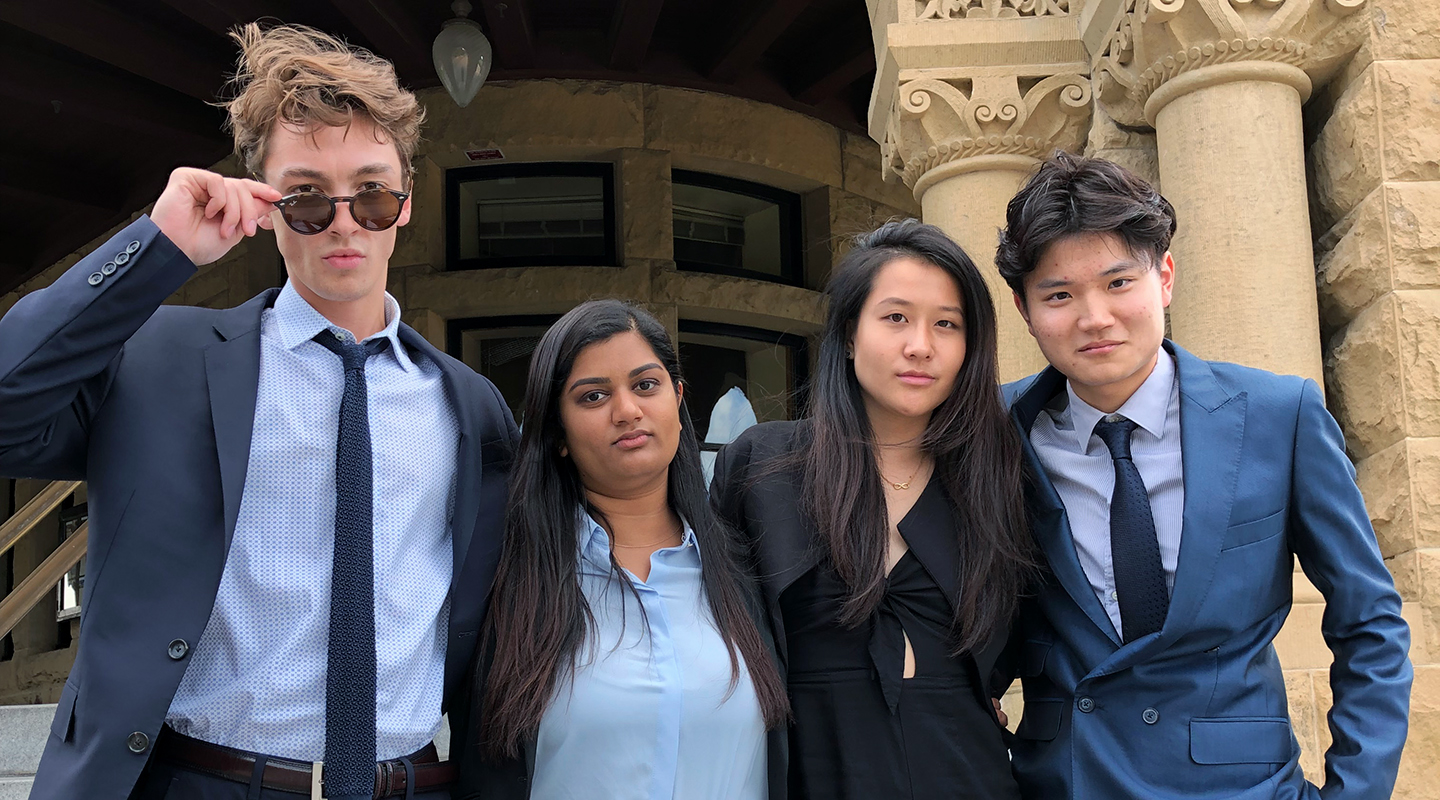 Occidental College's 2019 Blyth Fund stock pitch team