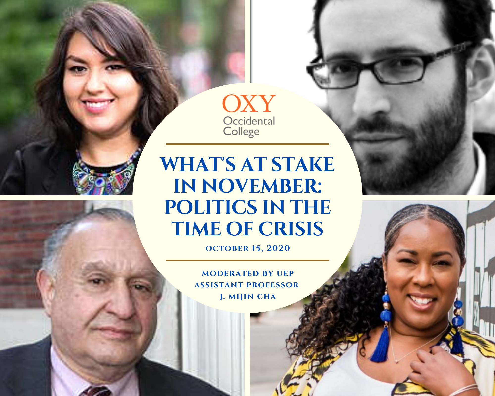 Expert Panelists Lupe Aguirre, Daniel Cohen, Miles Rapoport, and Nicole Vick What's at Stake