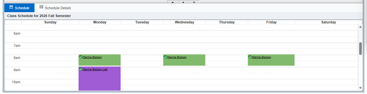 How to View Registration Screenshot 